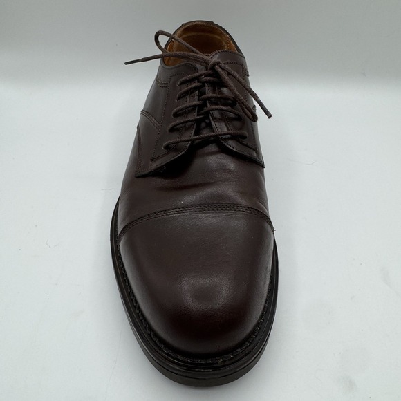Bostonian Strada Size 9 M Brown Lace Up Dress Shoes Derby Leather Italy - Picture 5 of 12